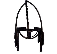 Wrought Iron Bottle Carrier For Decoration