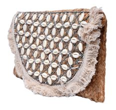 Jute Beaded Banjara Boho Clutch Bag