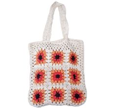 Handmade Boho Crochet Shoulder Bags for Womens