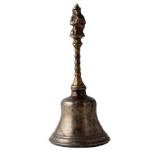 Brass Bell With Hanuman Finial