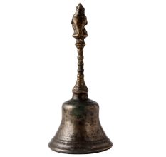 Brass Bell With Hanuman Finial