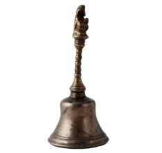 Brass Bell With Hanuman Finial