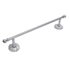 Silver Regal Brass Wall Mount Single Towel Bar