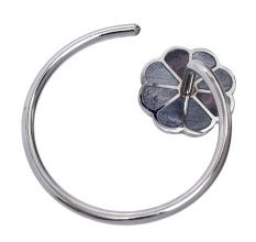 Brass Mother Of Pearl Towel Ring