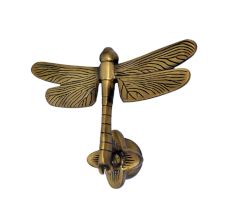 Antique Dragonfly Brass Door Knocker