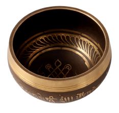 Black Antique Brass Tibetan Singing Bowl