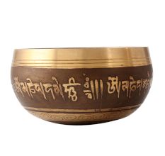Black Antique Brass Tibetan Singing Bowl