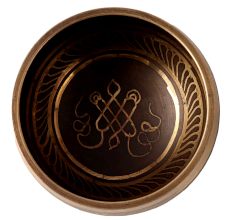 Black Antique Brass Tibetan Singing Bowl