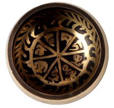 Black Brass Tibetan Singing Musical Bowl