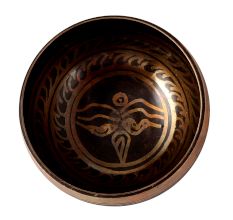 Black Brass Singing Bowl Or Tibetan Prayer Instrument