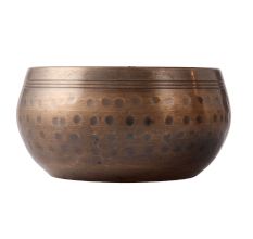 Old-fashioned Brass HammeredÂ Singing Bowl