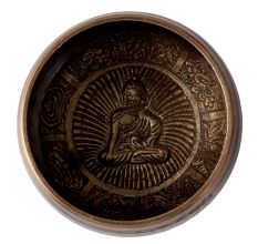 Buddhist TibetanÂ  Brass Singing Bowl Instrument