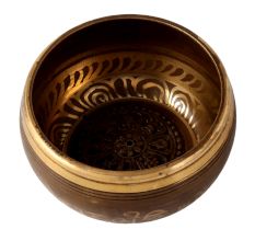 Brown Brass Tibetan Singing Bowl