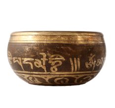 Brass Tibetan Buddhist Prayer Singing Bowl