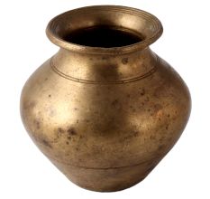 Handmade Brass Puja Kalash Pot