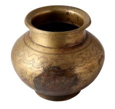 Gorgeous Carved Brass Water Pot