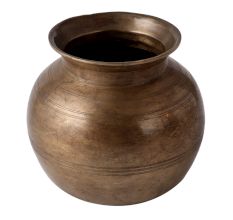 Intricately Fine Indian Brass Water Lota Pot