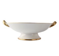 Hand-Painted Porcelain Nippon Landscape Bowl