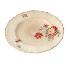 Hand ColoredÂ Porcelain Decorative Plate