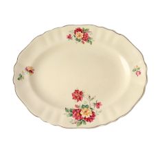 Virginia Rose Porcelain Springtime Pattern Plate