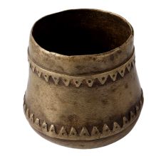 Old Brass Measuring Cup For Rice And Grain