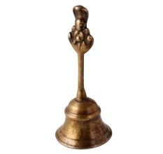 Authentic Brass Hand held Bell For Puja Rituals