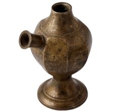 Etched Islamic Brass Pot And Hukka