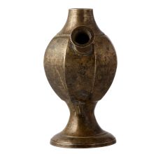 Etched Islamic Brass Pot And Hukka