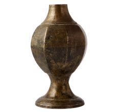 Etched Islamic Brass Pot And Hukka