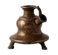 Antique Rare Brass Hookah Base