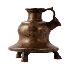 Antique Rare Brass Hookah Base