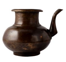 Brass Container Or Water Pot With Spout