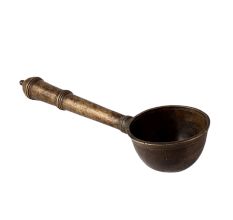 Heavy BrassÂ Rare Religious LadleÂ Spoon