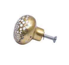 Fish Bone  Dotted Aluminum Knob