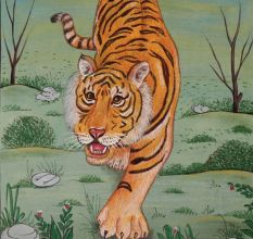 Royal  Bengal Tiger Animal Painting