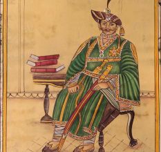 Maharaja Rajasthani RoyalÂ Water Color Painting