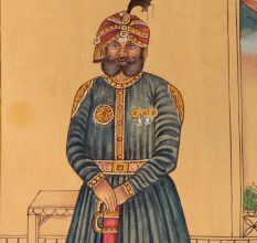 Vintage Indian Royalty Painting of the Maharaja