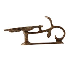 Brass Six Wicks Snake Head South Indian Diya