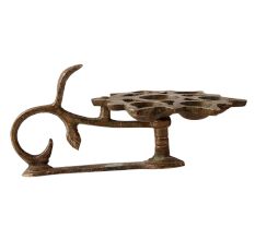 Brass Six Wicks Snake Head South Indian Diya