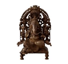 Brass Idol of God Ganesha Decorative Murti