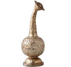 Brass Attardani or Fragrance Holder In Silver Finish