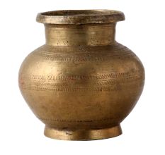 Hand Crafted Old Brass Water Pot