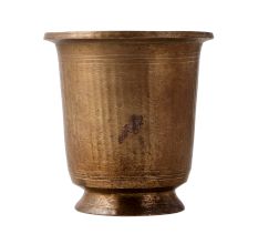 Brass Tumbler Glass With A Round Base