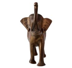 Brass Elephant Statue With Handwork