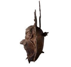Brass Mahakala Mask Wall Hanging