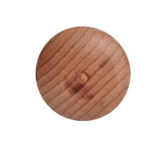 Handmade Plain Natural Wooden Round Cabinet Knobs