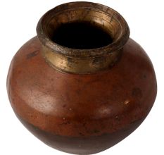 Water Pot for Hindu Worship made of Brass & Copper