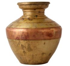 Brass-Copper Used Water Pot for Hindu Worship
