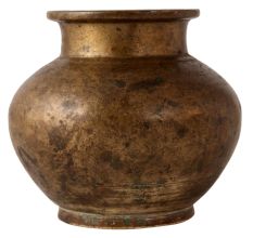 Brass Vintage Used Holy Water Pot