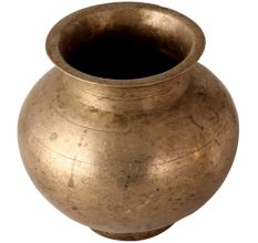 Plain Brass Water Storage Pot